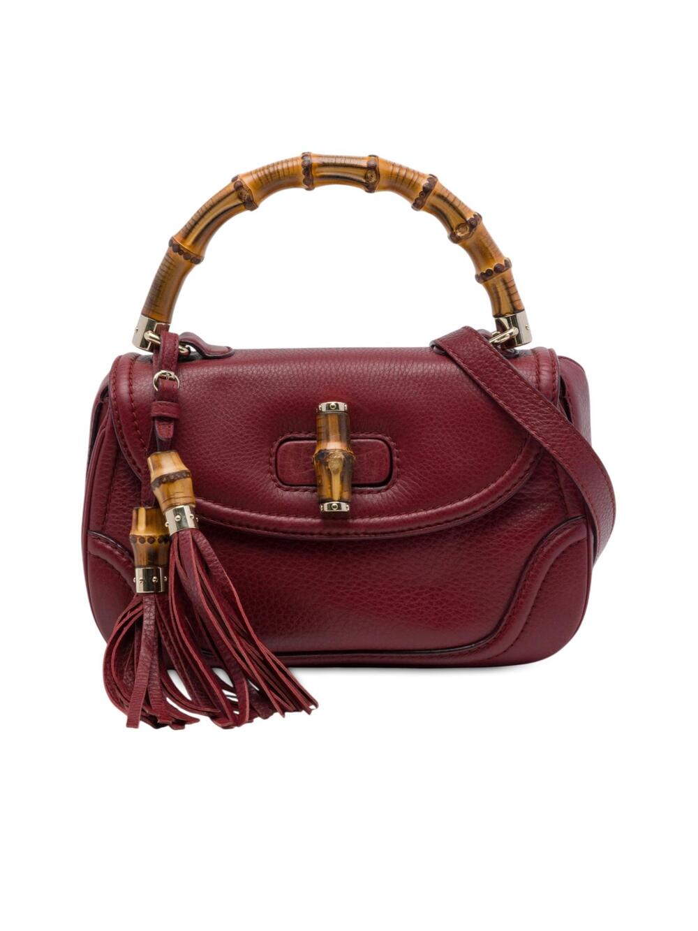 Gucci Medium Calfskin New Bamboo #347903G13B